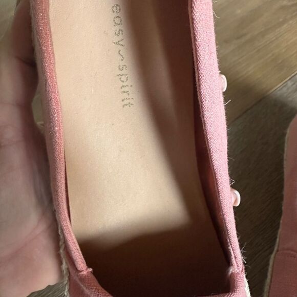 EASY SPIRIT Sehera Jute Wrapped Flat In Salmon - Picture 4 of 10